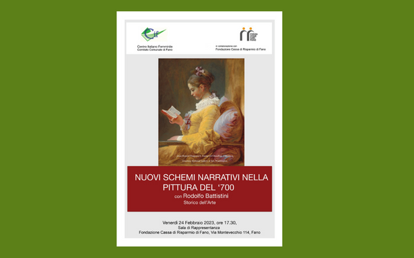 Conferenza “Nuovi schemi narrativi nella pittura del ‘700”