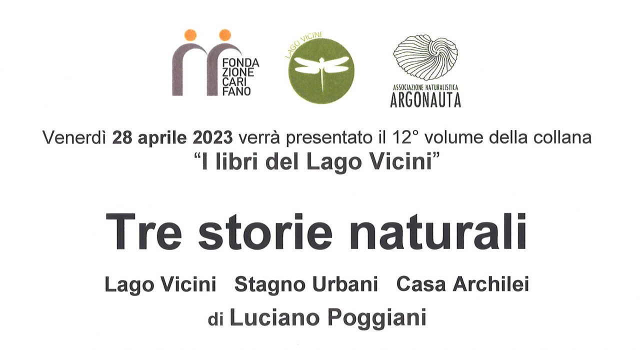 Presentazione nuovo libro della collana “I libri del Lago Vicini”