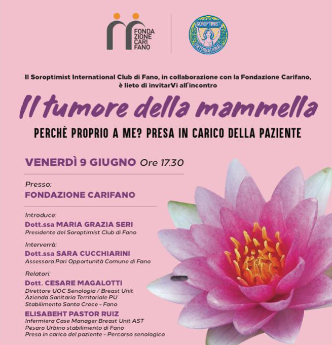Il tumore della mammella. Perchè proprio a me? Presa in carico della paziente.