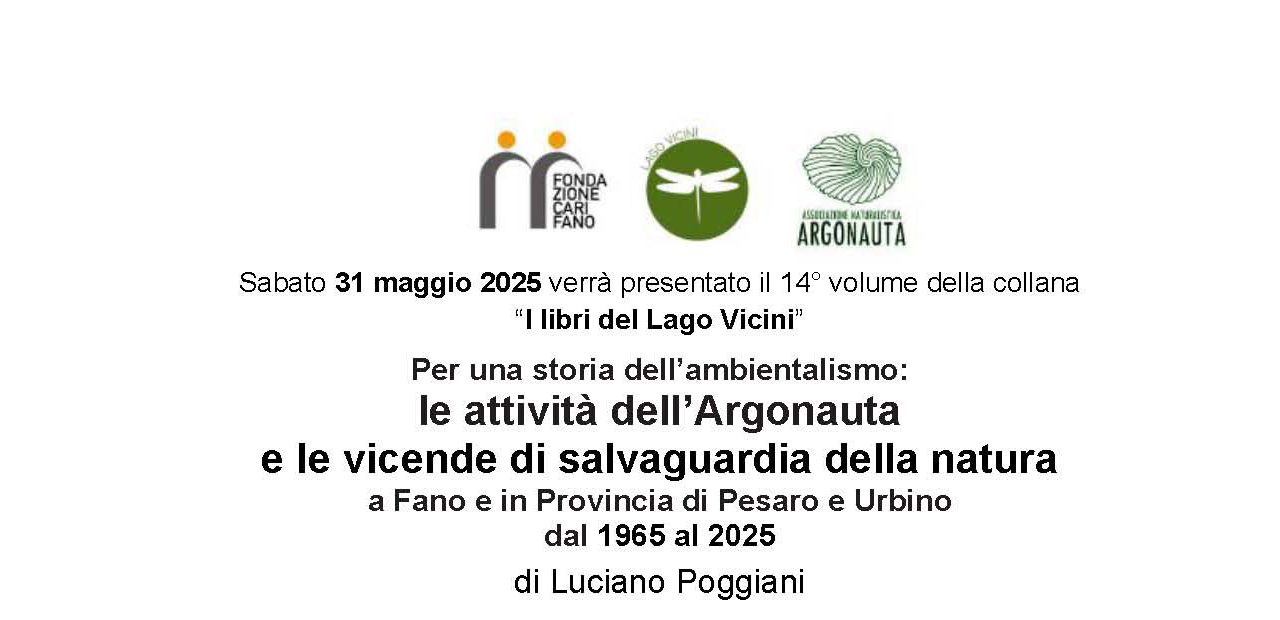 Presentazione 14° volume della collana “I libri del Lago Vicini”