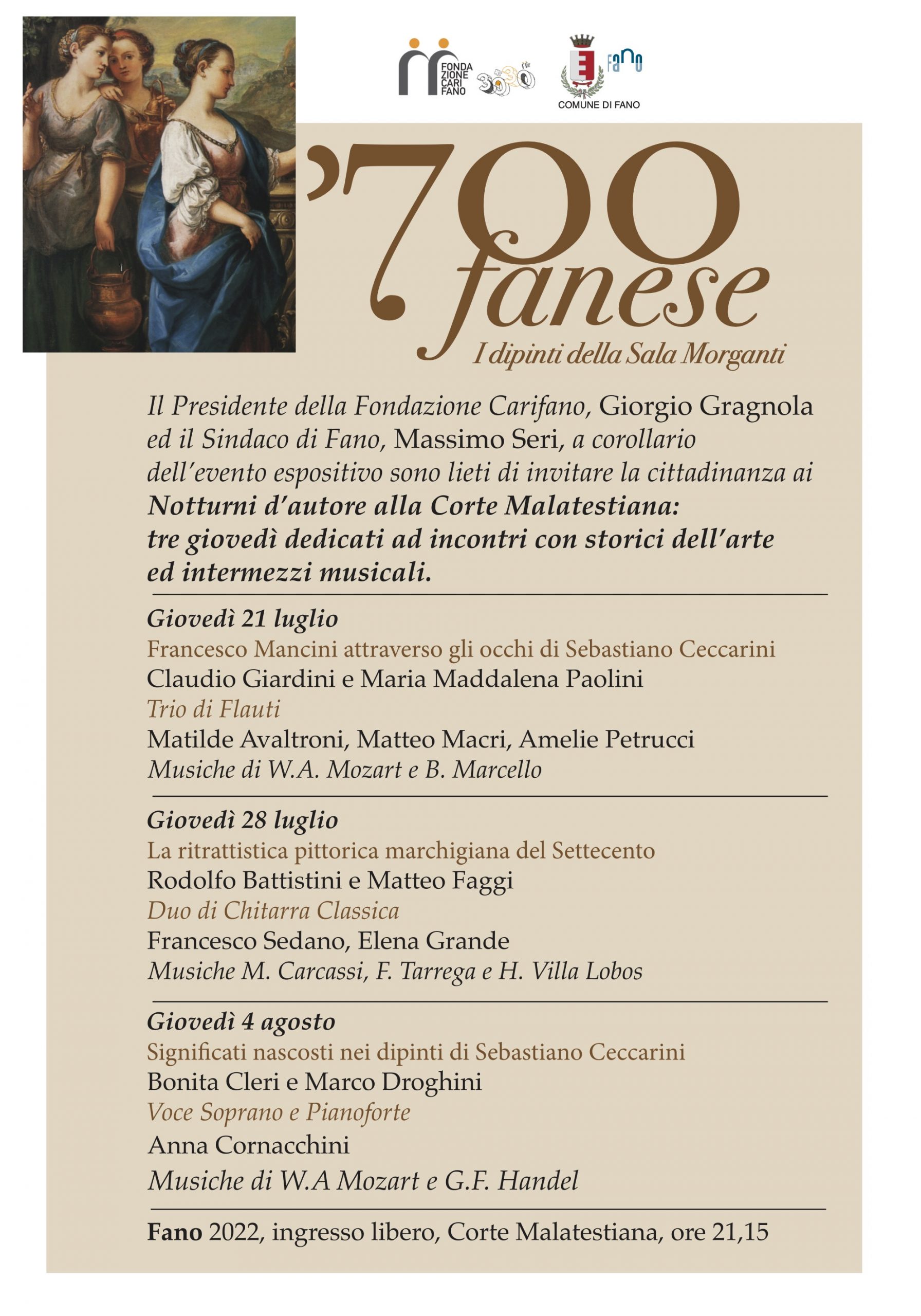 Notturni d’autore – ciclo di incontri –