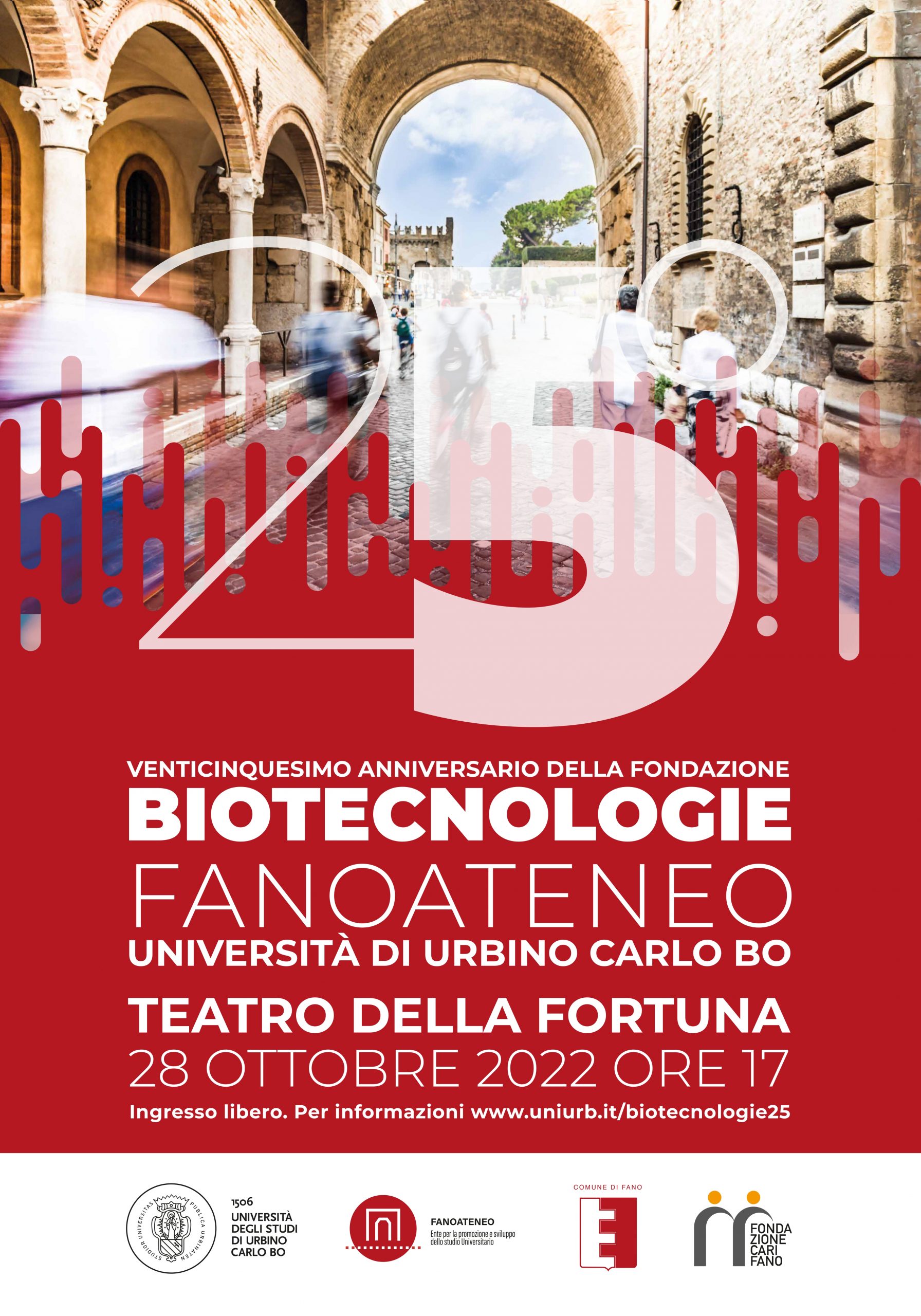 25 anni di biotecnologie Università di Urbino a Fano