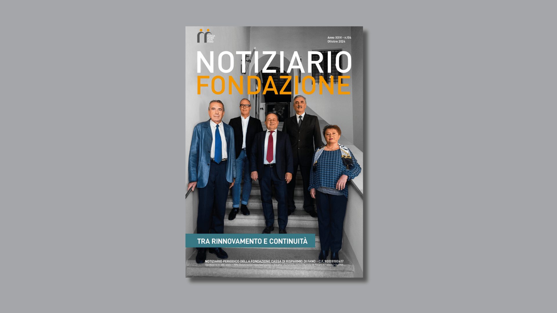 Pubblicato il numero di Ottobre 2024 del Notiziario della Fondazione