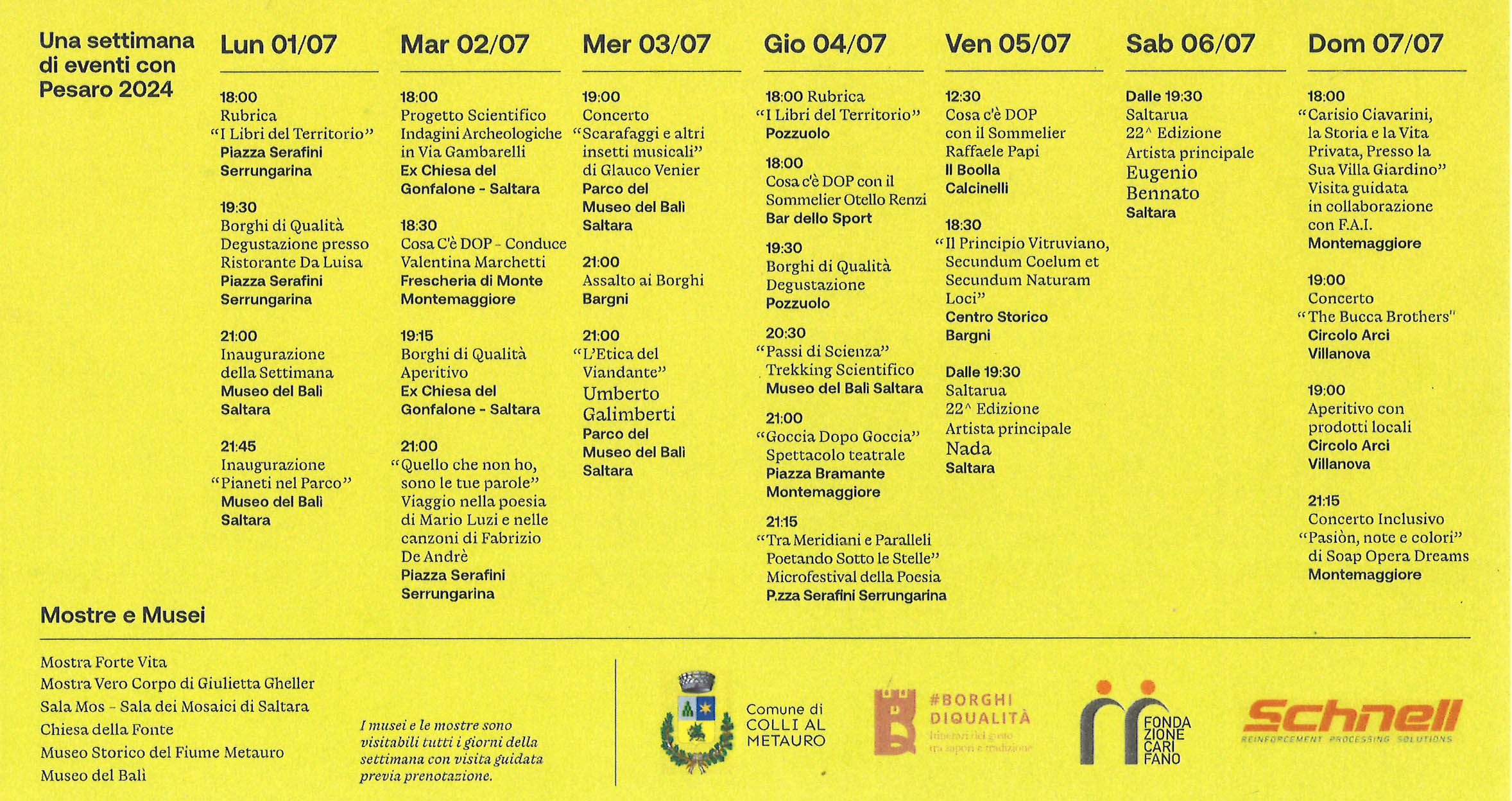 Colli al Metauro – Capitale della Cultura – 50×50 Capitali della Cultura