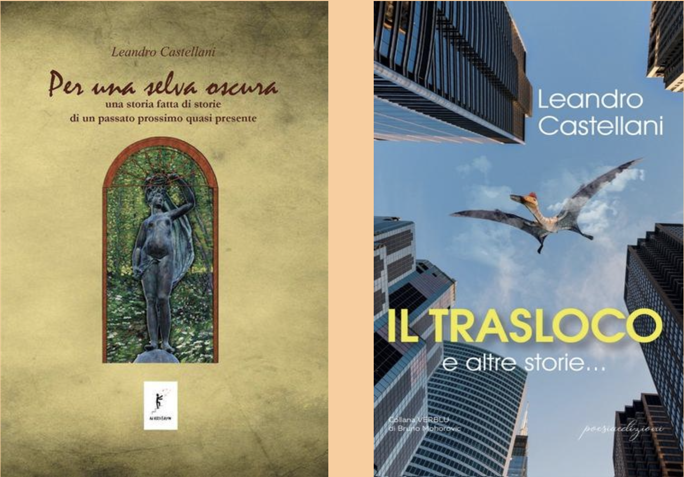 Presentazione due libri di Leandro Castellani: “Per una selva oscura” ed              “Il trasloco e altre storie”