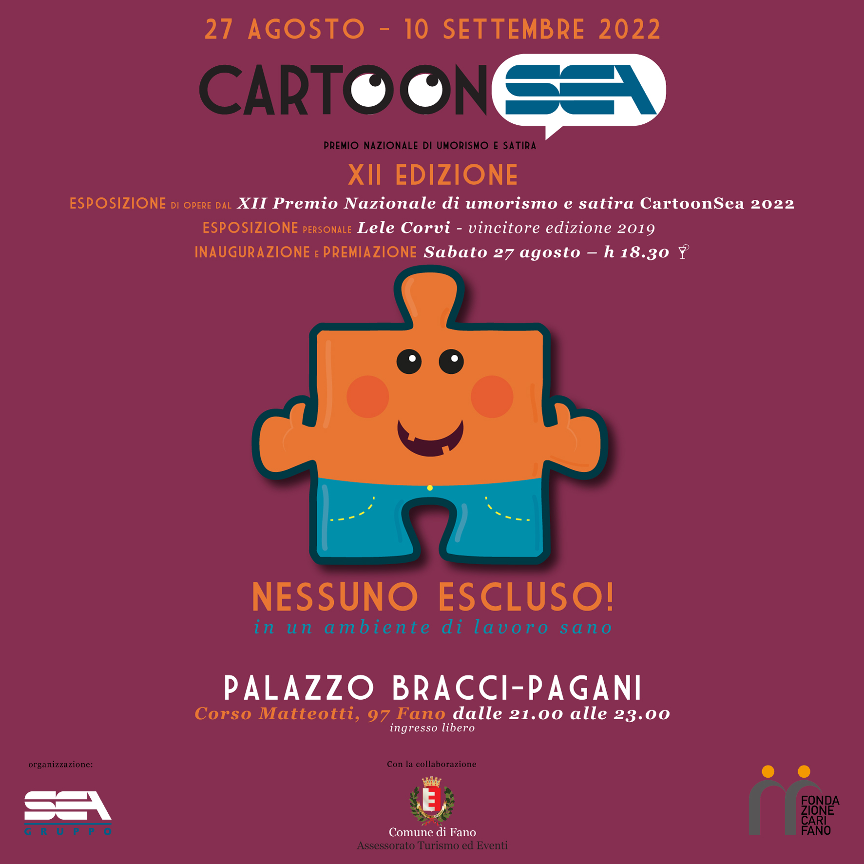 PREMIO NAZIONALE DI UMORISMO E SATIRA CARTOON SEA