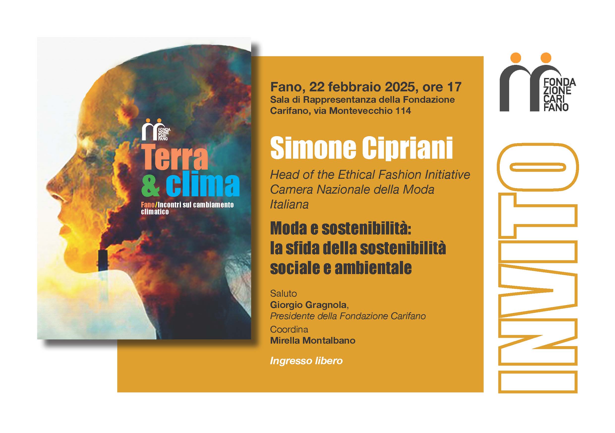 Incontro con Simone Cipriani per il ciclo “Terra & clima”