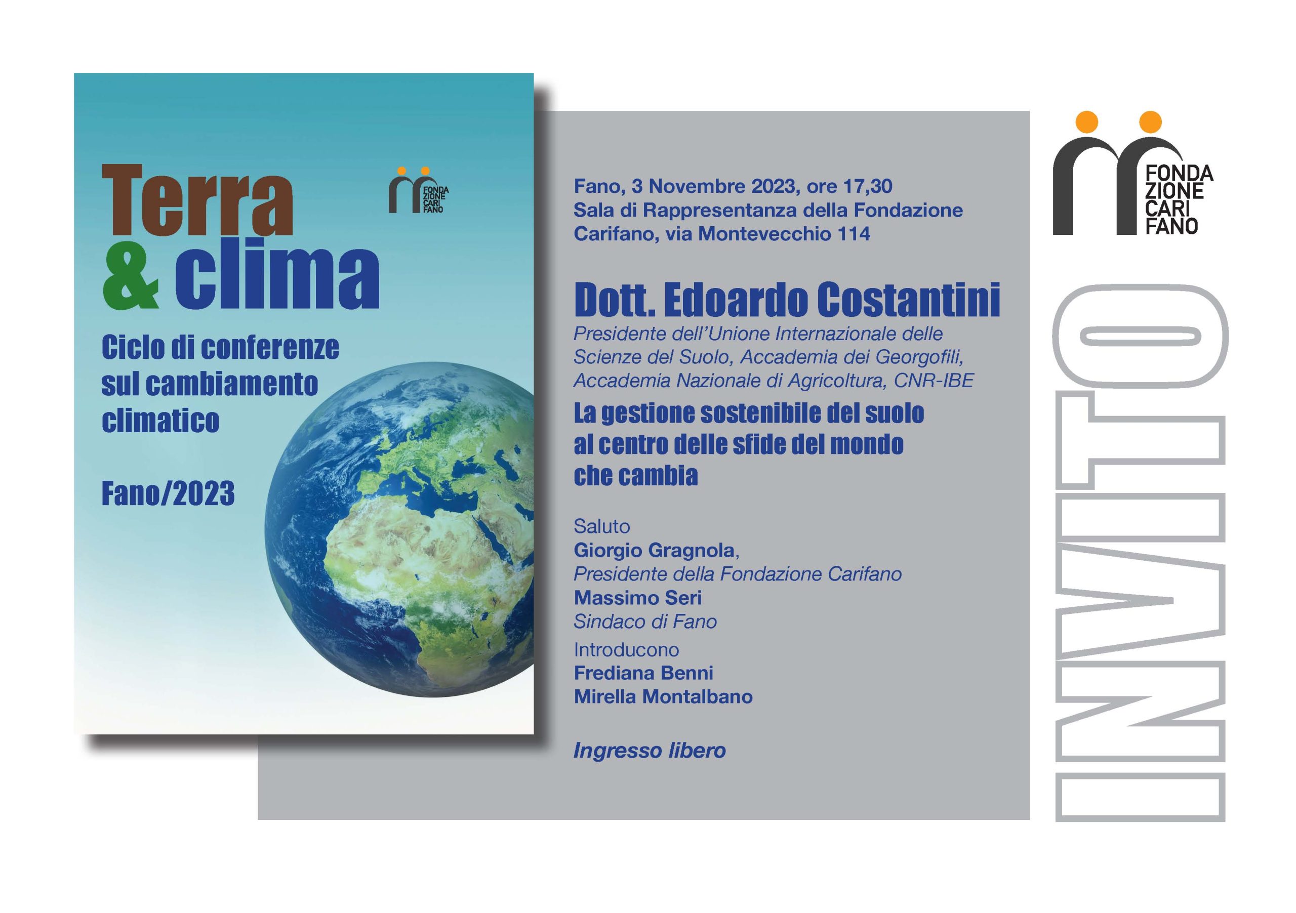 La gestione sostenibile del suolo al centro delle sfide del mondo che cambia