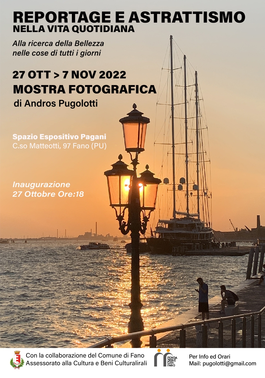 Mostra fotografica di Andros Pugolotti. Reportage e astrattismo nella vita quotidiana