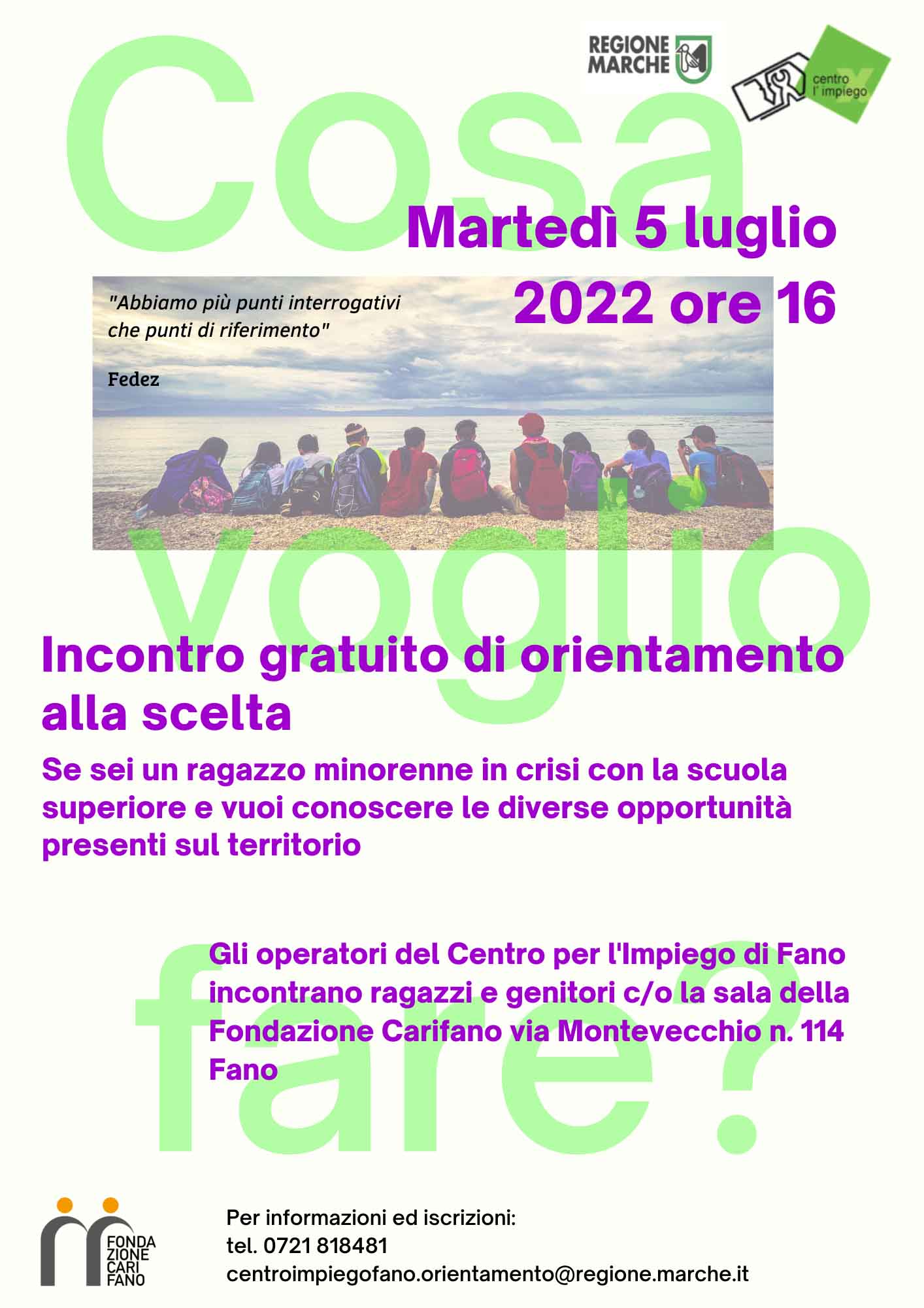Incontro di orientamento alla scelta