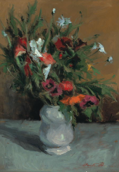 Natura morta con vaso di fiori